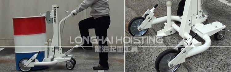 RX-5液壓油桶搬運(yùn)車實(shí)物